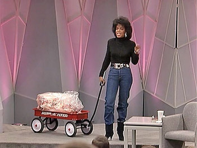 Oprah wheels out the 'fat wagon'