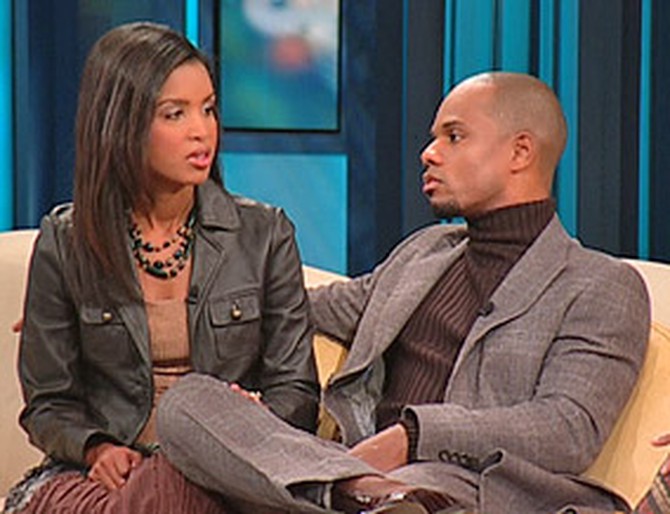 Kirk Franklin and his wife, Tammy
