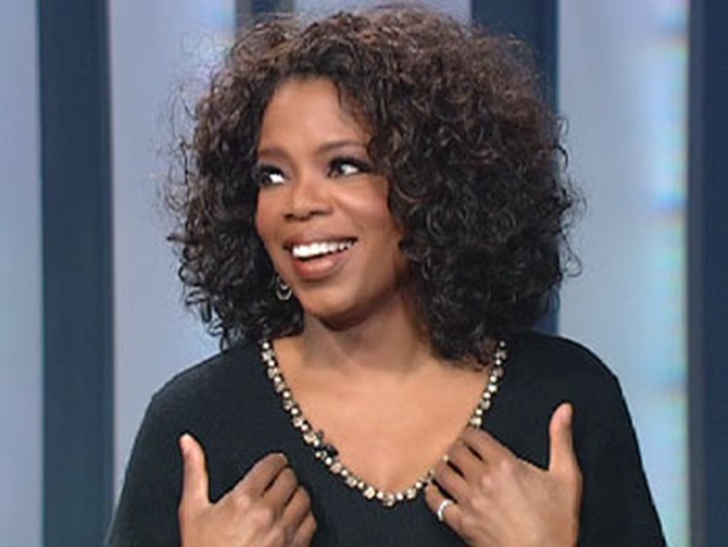 Oprah shares an embarrassing moment.