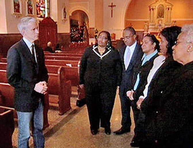 Anderson Cooper and the Herbert family