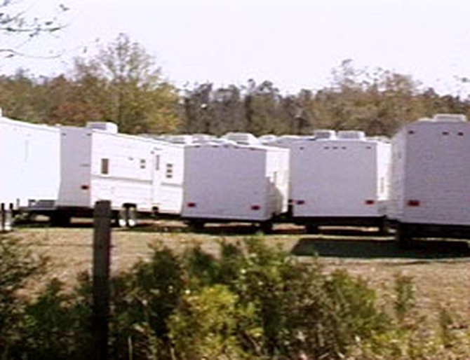 Unused FEMA trailers