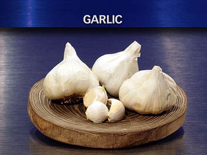 Dr. Oz says garlic is great.