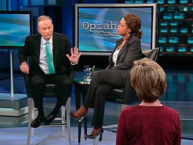 Bill O'Reilly, Oprah and an audience member