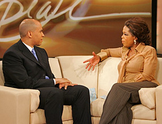 Mayor Booker and Oprah