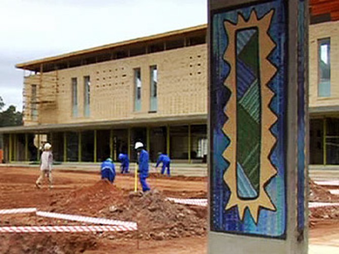 Construction of Oprah's Leadership Academy for Girls