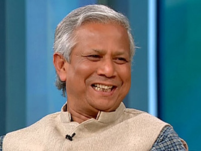 Dr. Muhammad Yunus received a Nobel Peace Prize.