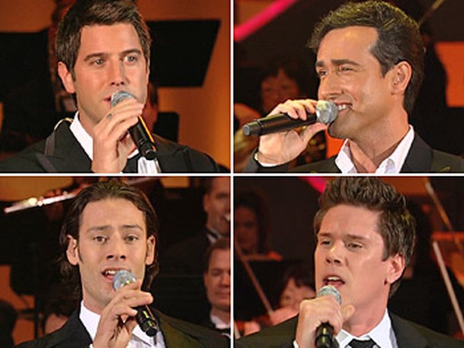 Il Divo performs 'Somewhere,' a song they sang with Barbra Streisand on tour.