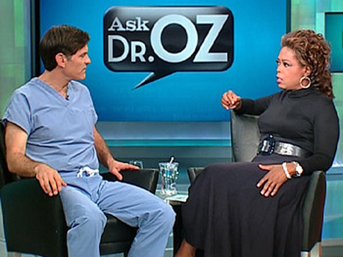 Dr. Oz and Oprah