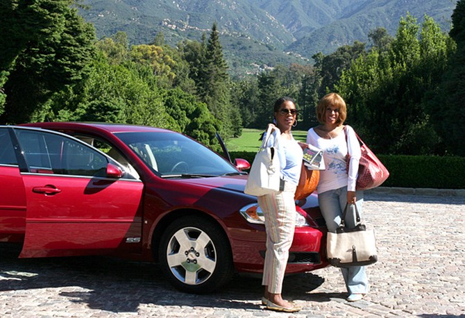 Oprah and Gayle on their road trip