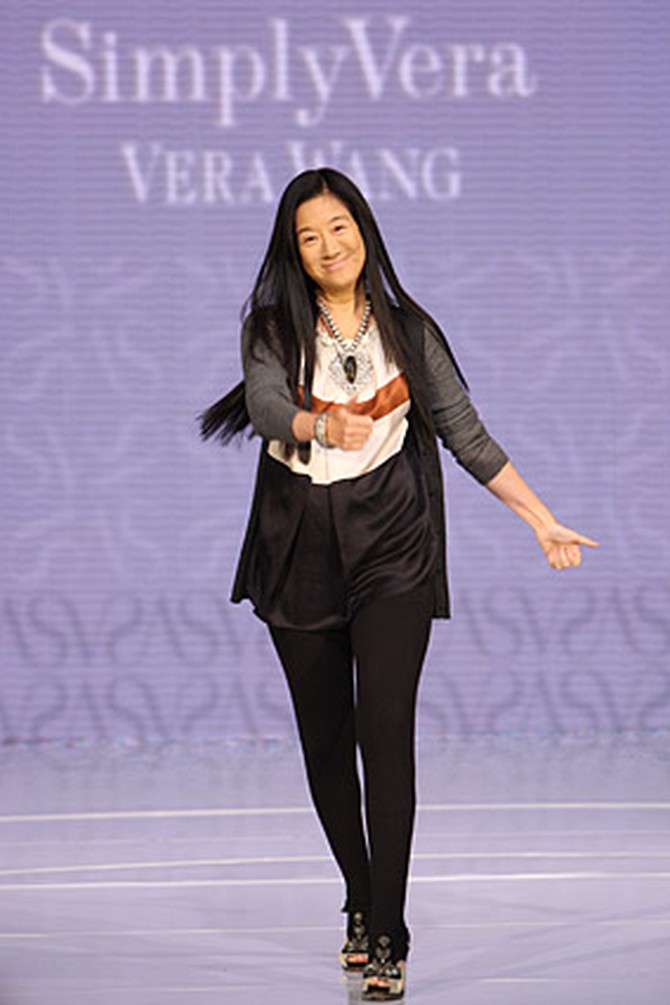 Fashion designer Vera Wang