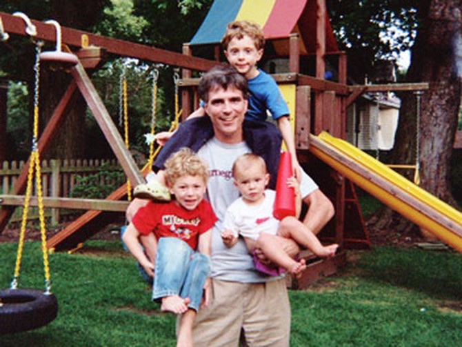 Randy Pausch and his kids