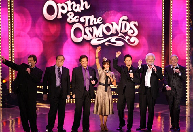Marie and the Osmond brothers