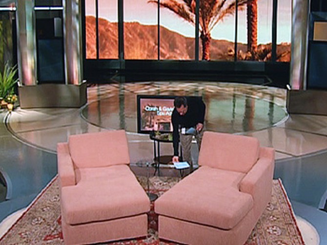 The stage is set for Oprah and Gayle's Big Spa Adventure.
