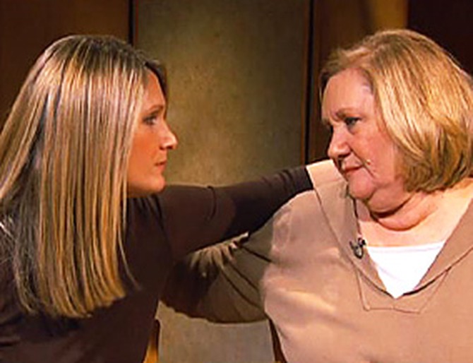 Melissa confronts her mother, Rosemarie.