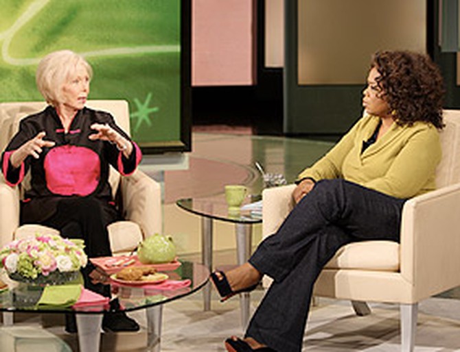 Oprah discusses The Secret with Louise Hay.