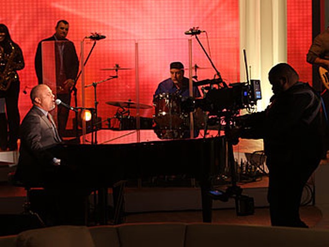 Billy Joel rehearses 'Only the Good Die Young.'
