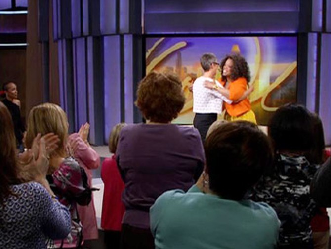 Oprah welcomes Jamie Lee Curtis.