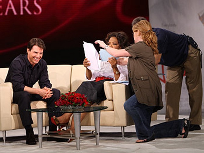 Tom Cruise, Oprah, Dean and a show producer
