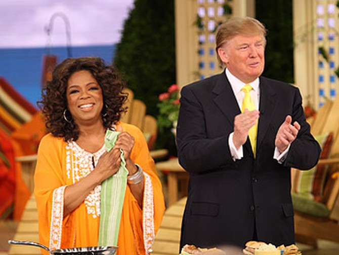 Oprah and Donald Trump