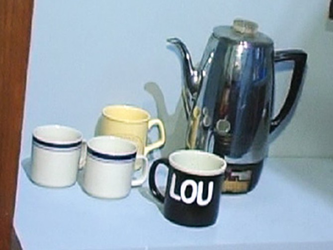Lou Grant's coffee pot