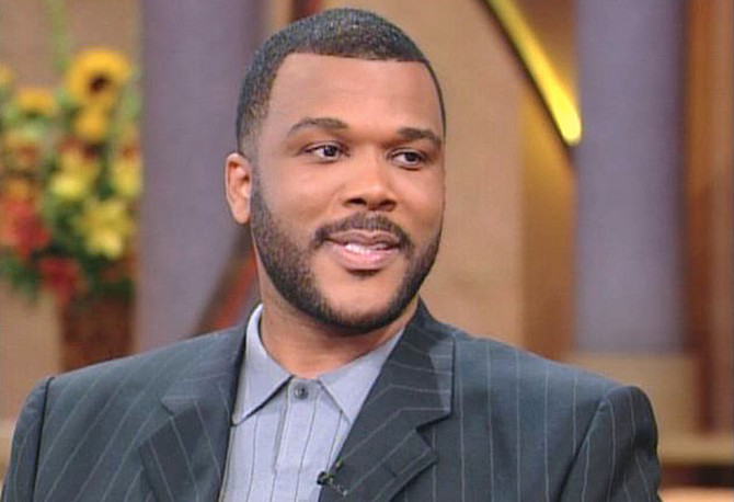 Tyler Perry on The Oprah Show on April 23, 2001