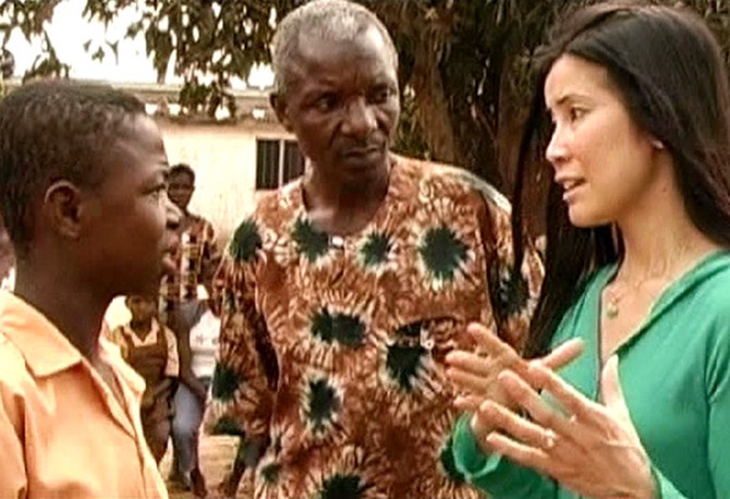 Lisa Ling in Ghana