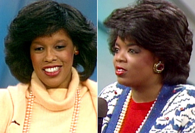 Gayle and Oprah in 1986