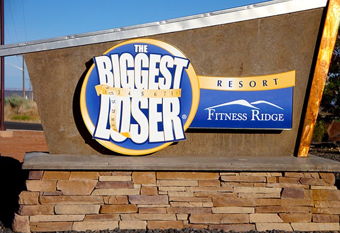 Biggest Loser Resort sign