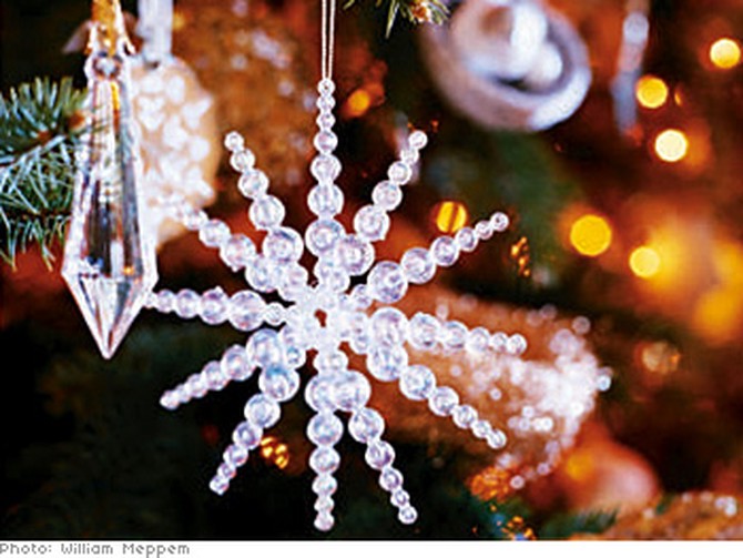 Glimmering jewels for the tree