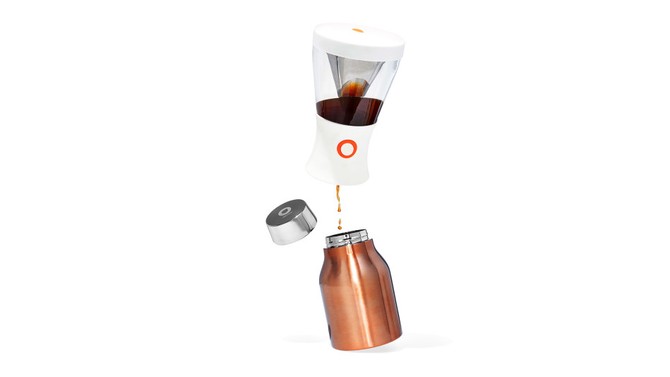 Asobu 40 oz. Cold Brew Insulated Portable Coffee Maker Copper