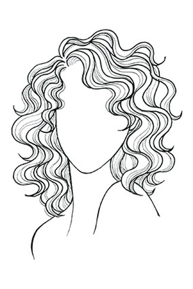 curly haircuts for oval faces