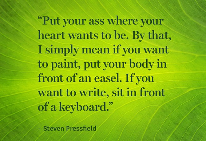Steven Pressfield: Put Your A** Where Your Heart Wants to Be- Video