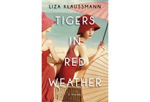 Tigers in red weather
