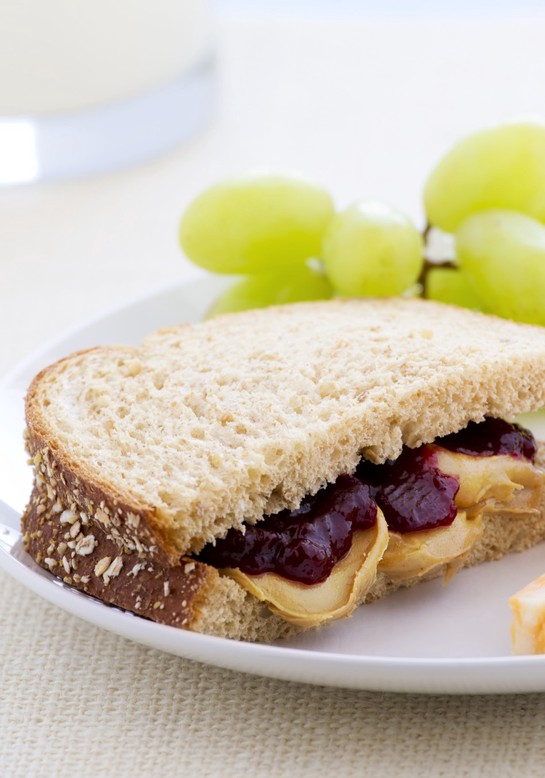 peanut butter and jelly sandwich