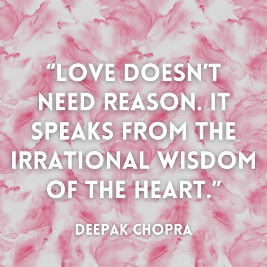 Deepak Chopra Quote About Love