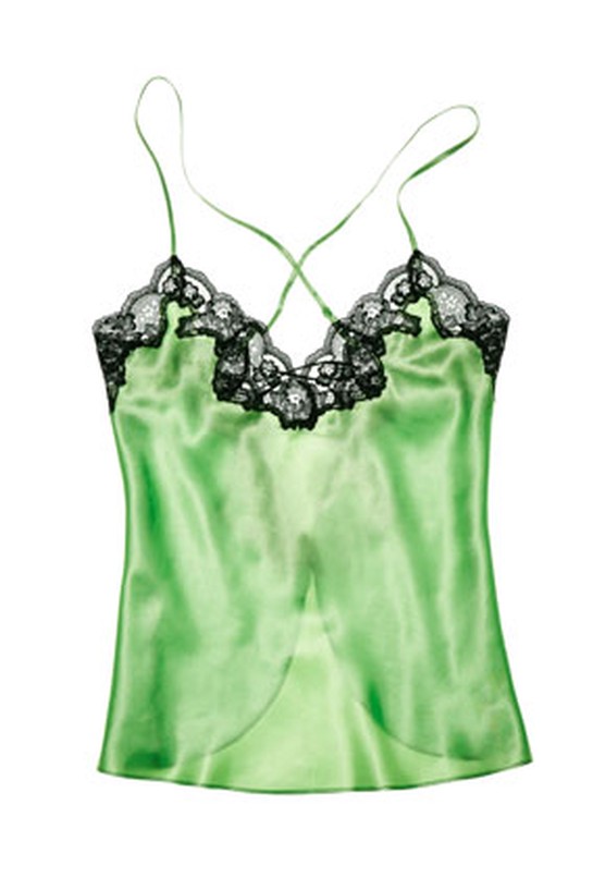 lime green camisole