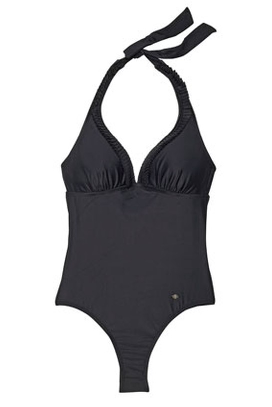 Converse One Star at Target black halter-style one-piece swimsuit