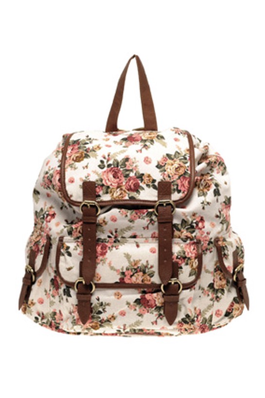 ASOS floral backpack