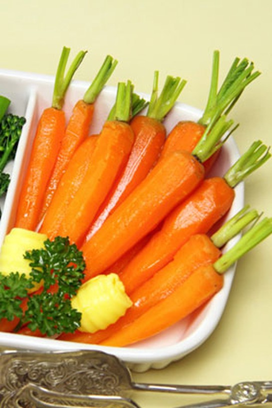 Sauteed baby carrots