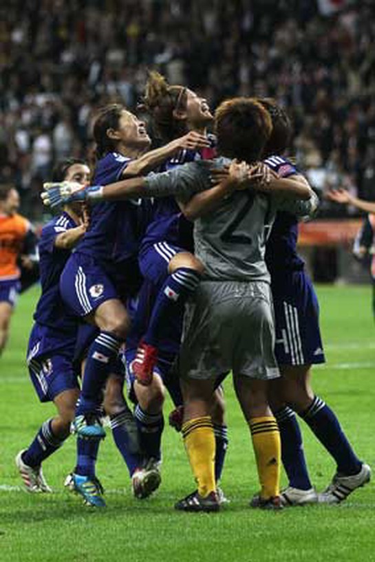Japanese soccer team wins the Women's World Cup