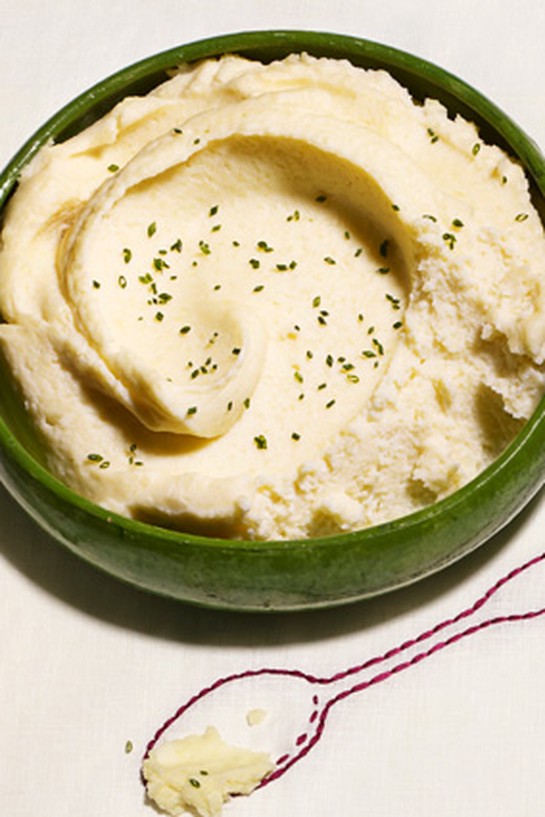 Eric Ripert's Goat Cheese and Chive Mashed Potatoes