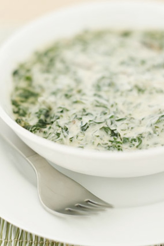 Creamed Parmesan Spinach