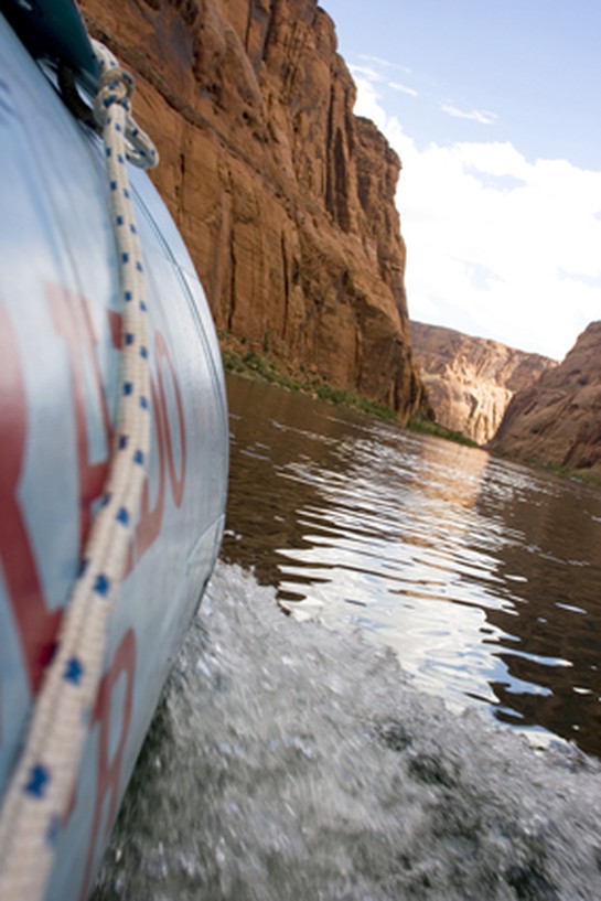 Rafting through the Grand Canyon