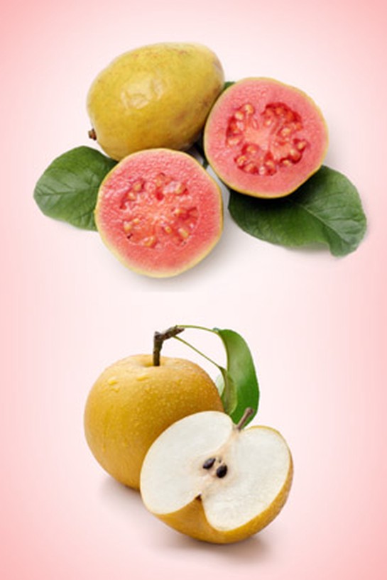 Guava and asian pear