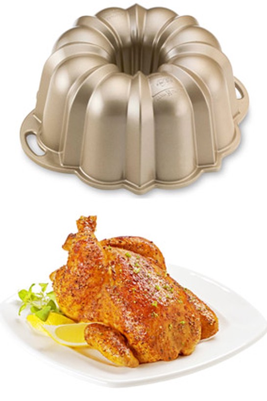 Chicken in a Bundt pan