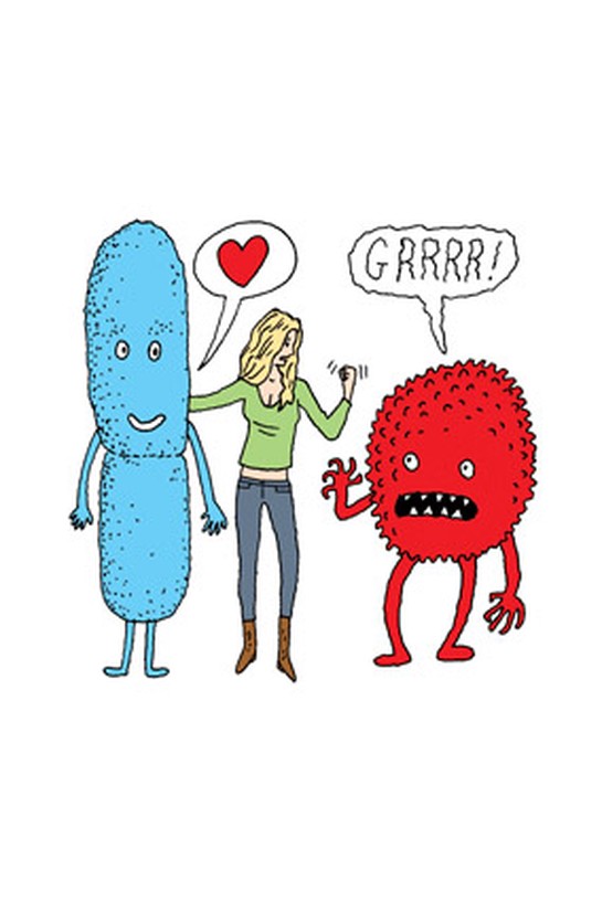 Good and bad bacteria