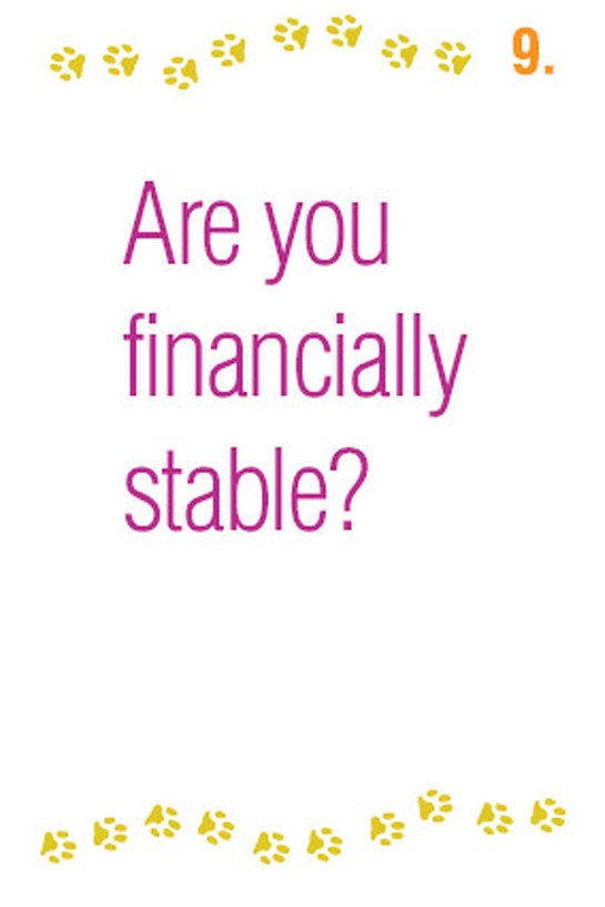 Are you financially stable?