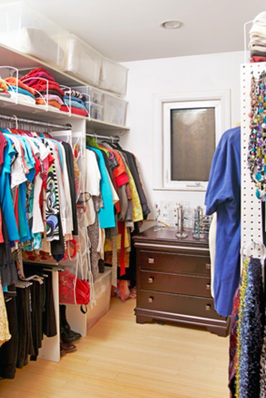 organizing closet