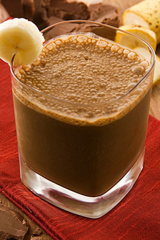 Chocolate, Banana and Peanut Butter Smoothie