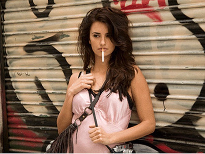 Penelope Cruz won a Best Supporting Actress Oscar for her role in Woody Allen's Vicky Cristina Barcelona.